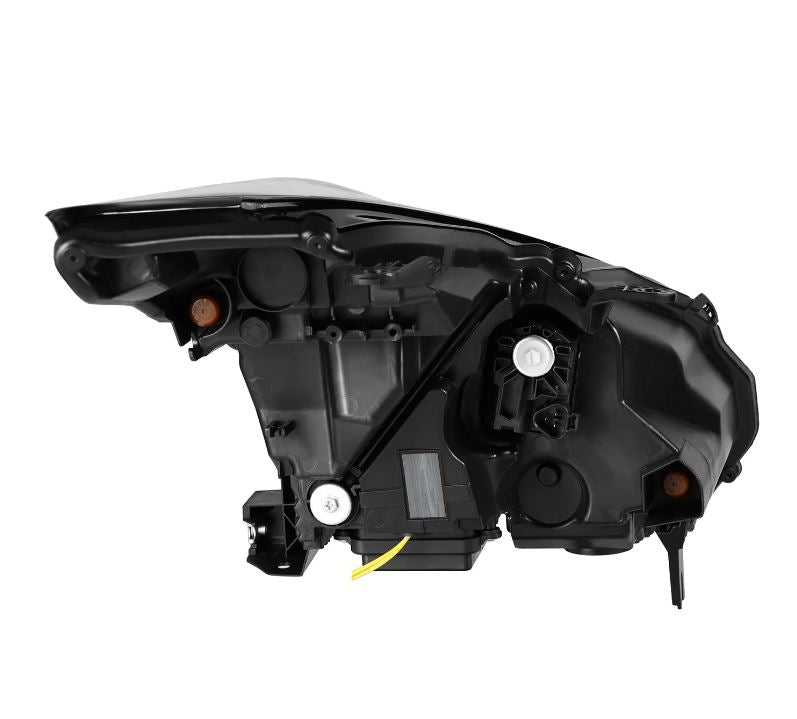 AlphaRex 880360 Projector Headlights Black for Select Nissan GT-R