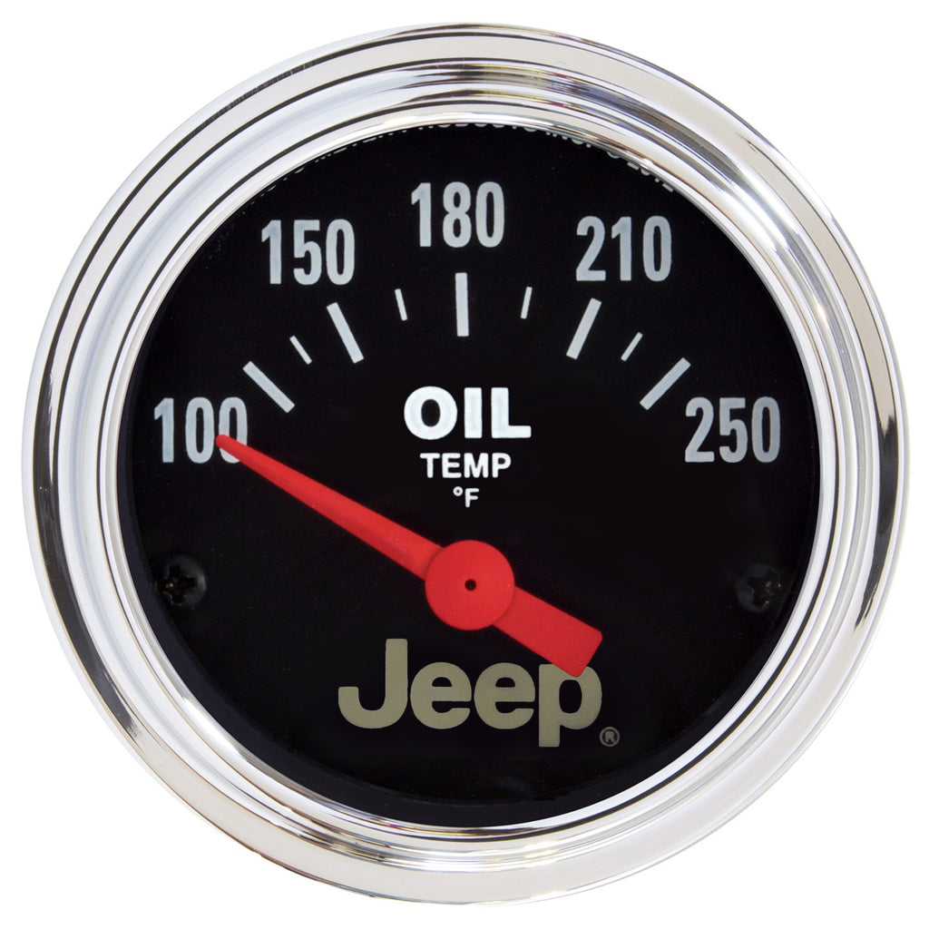 AutoMeter 880429 GAUGE, OIL TEMP, 2 1/16", 250?F, ELEC, JEEP