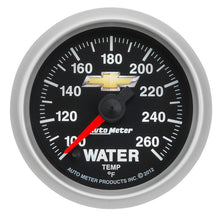 Load image into Gallery viewer, AutoMeter 880446 GAUGE, WATER TEMP, 2 1/16", 100-260?F, DIGITAL STEPPER MOTOR, CHEVY GOLD BOWTIE