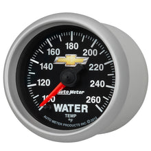 Load image into Gallery viewer, AutoMeter 880446 GAUGE, WATER TEMP, 2 1/16", 100-260?F, DIGITAL STEPPER MOTOR, CHEVY GOLD BOWTIE
