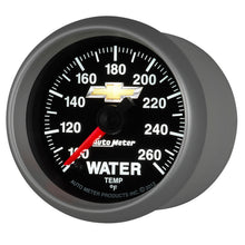 Load image into Gallery viewer, AutoMeter 880446 GAUGE, WATER TEMP, 2 1/16", 100-260?F, DIGITAL STEPPER MOTOR, CHEVY GOLD BOWTIE