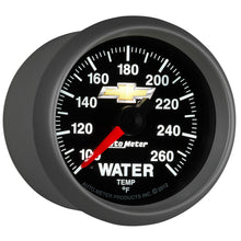 Load image into Gallery viewer, AutoMeter 880446 GAUGE, WATER TEMP, 2 1/16", 100-260?F, DIGITAL STEPPER MOTOR, CHEVY GOLD BOWTIE