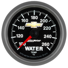 Load image into Gallery viewer, AutoMeter 880446 GAUGE, WATER TEMP, 2 1/16", 100-260?F, DIGITAL STEPPER MOTOR, CHEVY GOLD BOWTIE