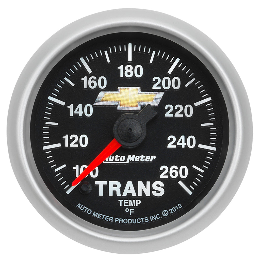 AutoMeter 880448 GAUGE, TRANS TEMP, 2 1/16", 100-260?F, DIGITAL STEPPER MOTOR, CHEVY GOLD BOWTIE
