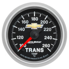 Load image into Gallery viewer, AutoMeter 880448 GAUGE, TRANS TEMP, 2 1/16", 100-260?F, DIGITAL STEPPER MOTOR, CHEVY GOLD BOWTIE