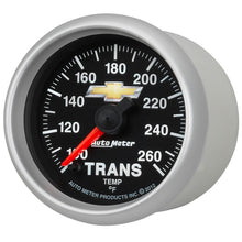Load image into Gallery viewer, AutoMeter 880448 GAUGE, TRANS TEMP, 2 1/16", 100-260?F, DIGITAL STEPPER MOTOR, CHEVY GOLD BOWTIE