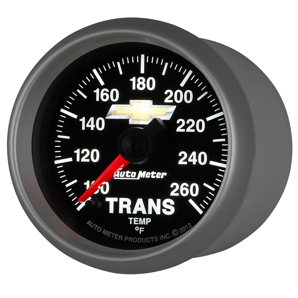 AutoMeter 880448 GAUGE, TRANS TEMP, 2 1/16", 100-260?F, DIGITAL STEPPER MOTOR, CHEVY GOLD BOWTIE