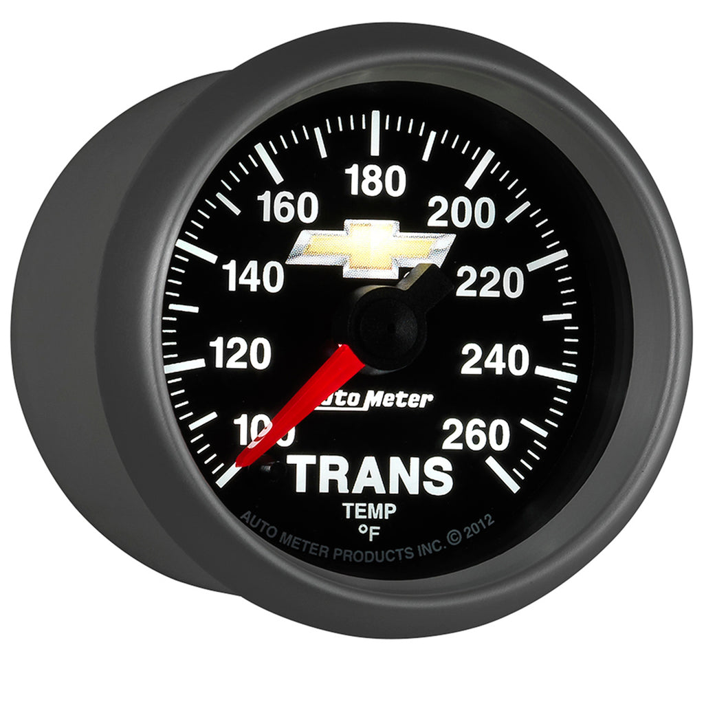 AutoMeter 880448 GAUGE, TRANS TEMP, 2 1/16", 100-260?F, DIGITAL STEPPER MOTOR, CHEVY GOLD BOWTIE
