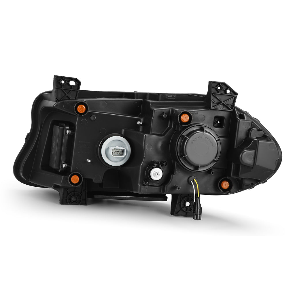 AlphaRex 880499 Projector Headlights Black for Select Dodge Charger