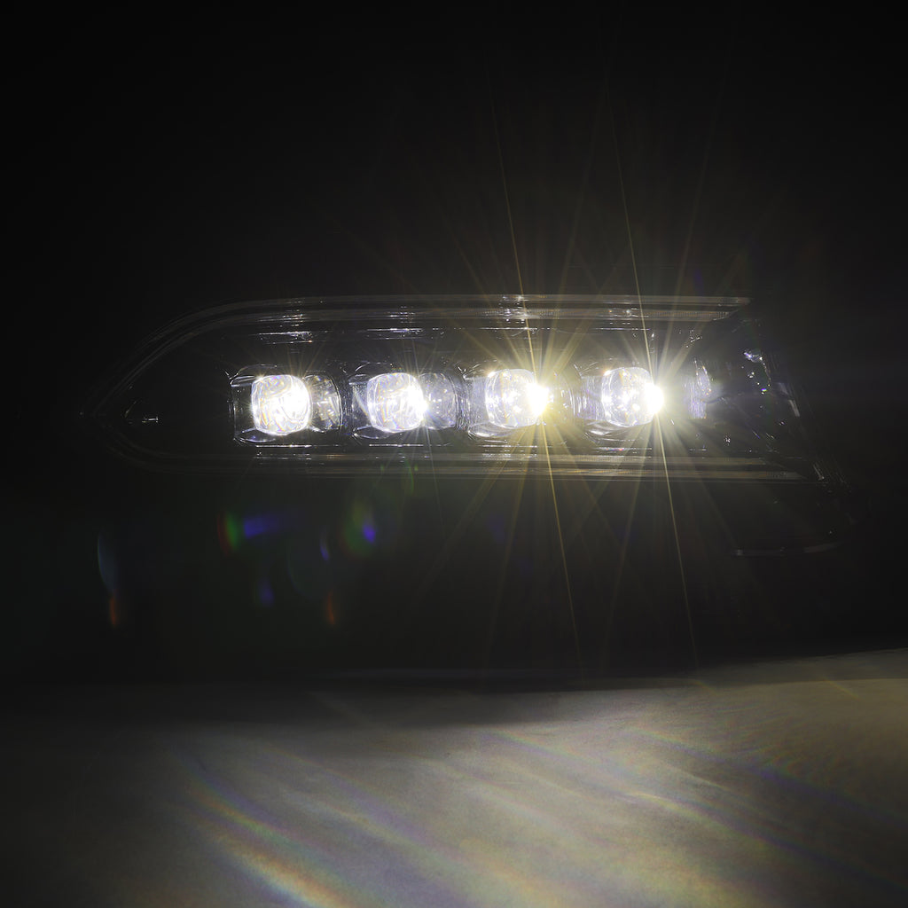 AlphaRex 880500 Projector Headlights Alpha Black for Select Dodge Charger
