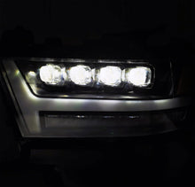 Load image into Gallery viewer, AlphaRex 880518 LED Projector Headlights Plank Style Design Matte Black for Select Ram