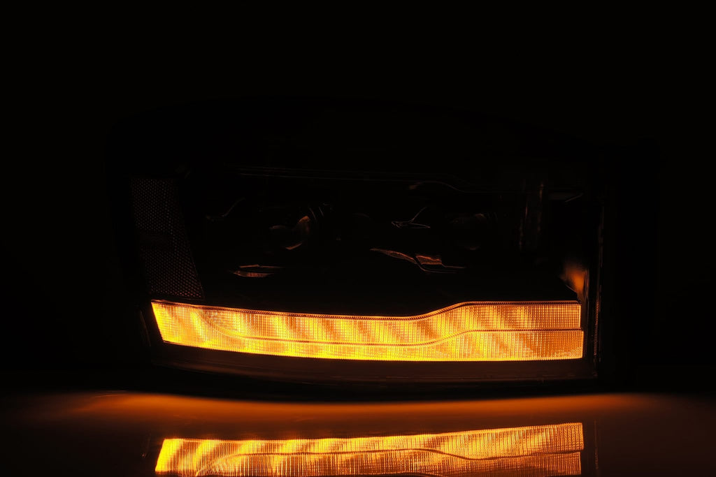 AlphaRex 880530 Projector Headlights Alpha-Black for Select Dodge Ram 1500, Dodge Ram 2500, Dodge Ram