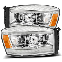 Load image into Gallery viewer, AlphaRex 880534 Projector Headlights Chrome for Select Dodge Ram 1500, Dodge Ram 2500, Dodge Ram