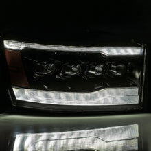 Load image into Gallery viewer, AlphaRex 880538 LED Projector Headlights in Alpha-Black for Select Dodge Ram 1500, Dodge Ram 2500, Dodge Ram