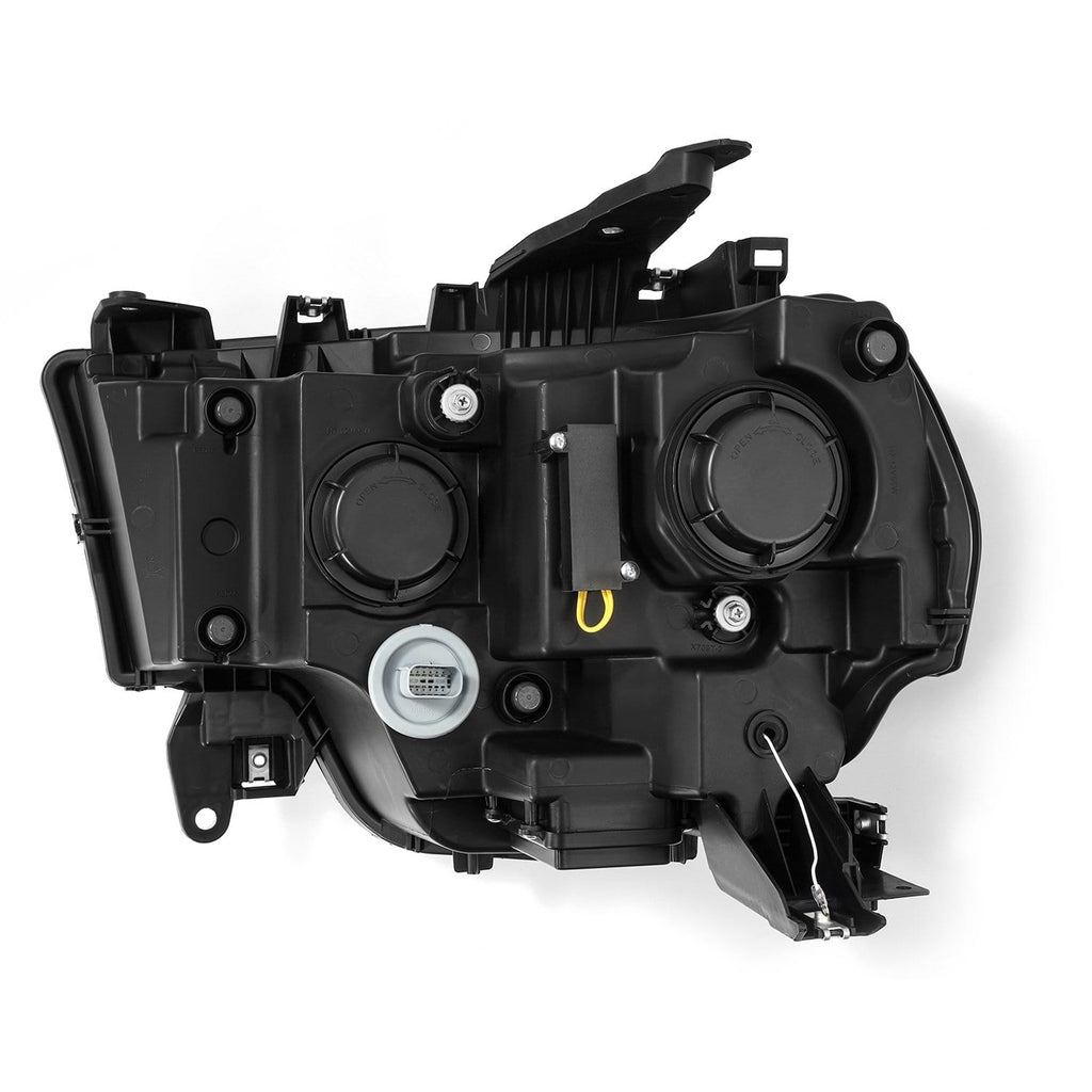 AlphaRex 880547 Projector Headlights Black for Select Ram 1500, Ram 2500, Ram 3500, Ram 4500, Ram