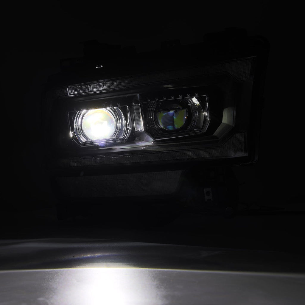 AlphaRex 880550 Projector Headlights Black for Select Ram 1500, Ram 2500, Ram 3500, Ram 4500, Ram