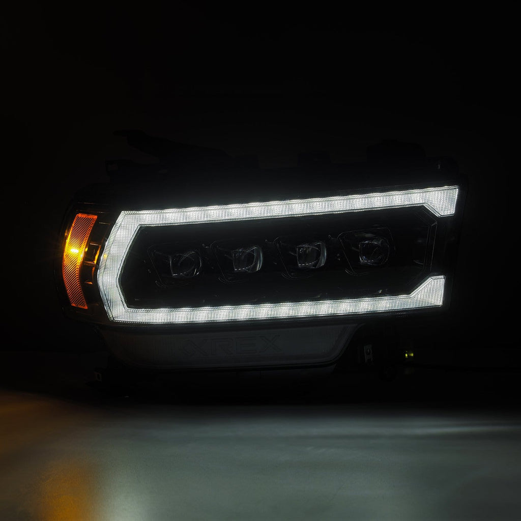 AlphaRex 880552 LED Projector Headlights in Alpha-Black for Select Ram 1500, Ram 2500, Ram 3500, Ram 4500, Ram