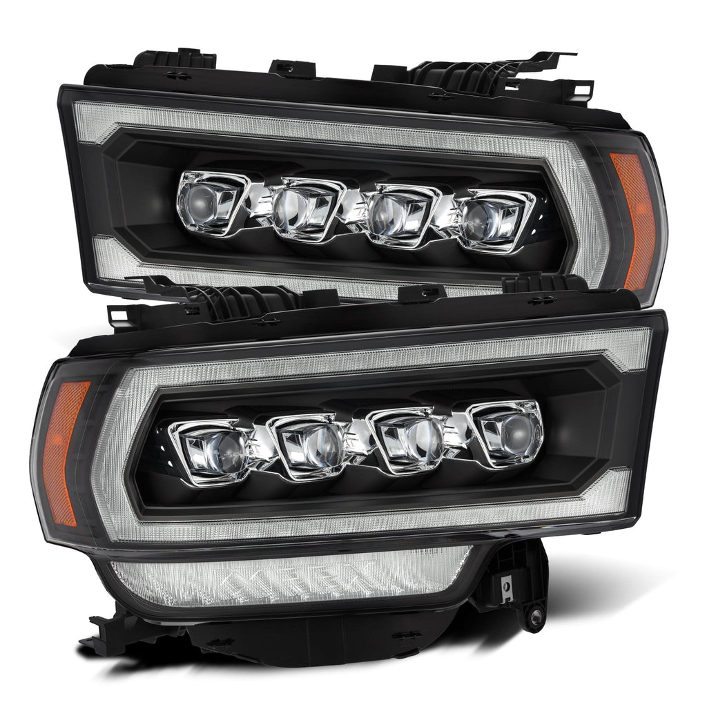 AlphaRex 880553 LED Projector Headlights in Black for Select Ram 1500, Ram 2500, Ram 3500, Ram 4500, Ram