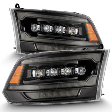 Load image into Gallery viewer, AlphaRex 880557 LED Projector Headlights in Alpha-Black for Select Dodge Ram 1500, Dodge Ram 2500, Dodge Ram 3500, Dodge Ram 4500, Dodge Ram 5500, Ram 1500, Ram 2500, Ram 3500, Ram 4500, Ram