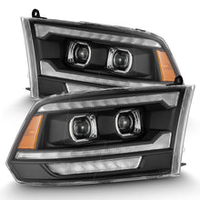 Load image into Gallery viewer, AlphaRex 880561 Projector Headlights Black for Select Dodge Ram 1500, Dodge Ram 2500, Dodge Ram 3500, Dodge Ram 4500, Dodge Ram 5500, Ram 1500, Ram 2500, Ram 3500, Ram 4500, Ram