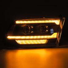 Load image into Gallery viewer, AlphaRex 880561 Projector Headlights Black for Select Dodge Ram 1500, Dodge Ram 2500, Dodge Ram 3500, Dodge Ram 4500, Dodge Ram 5500, Ram 1500, Ram 2500, Ram 3500, Ram 4500, Ram