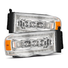 Load image into Gallery viewer, AlphaRex 880565 LED Projector Headlights in Chrome for Select Dodge Ram 1500, Dodge Ram 2500, Dodge Ram