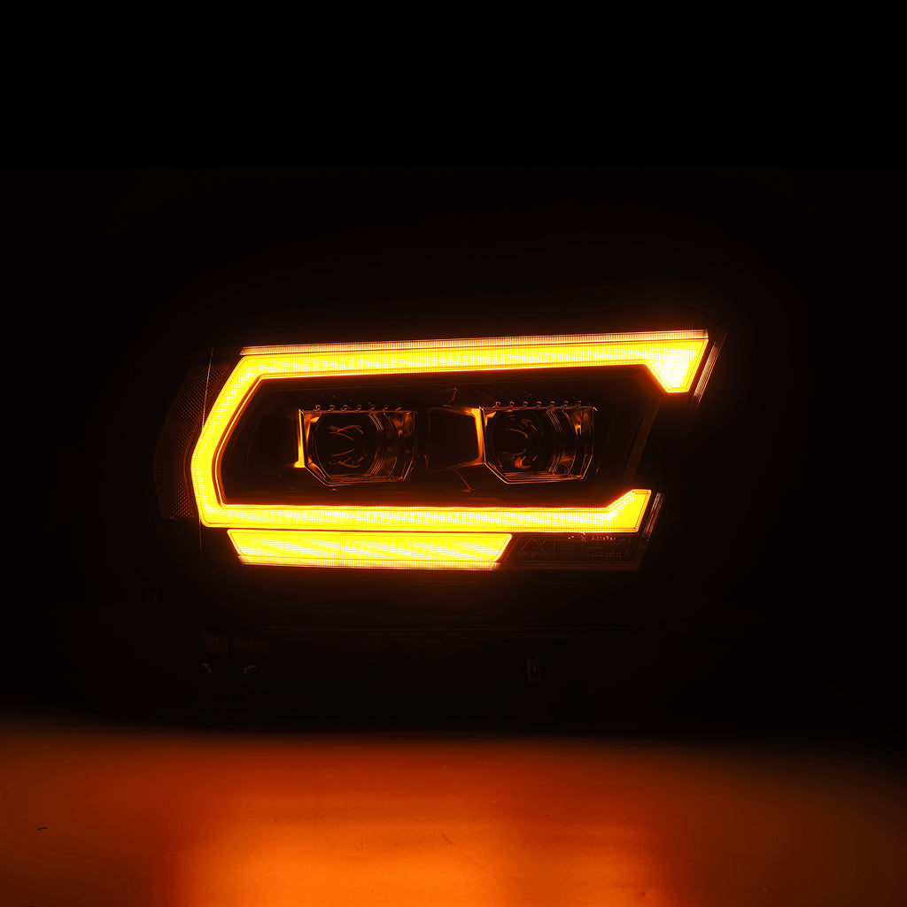 AlphaRex 880574 Projector Headlights Black for Select Ram