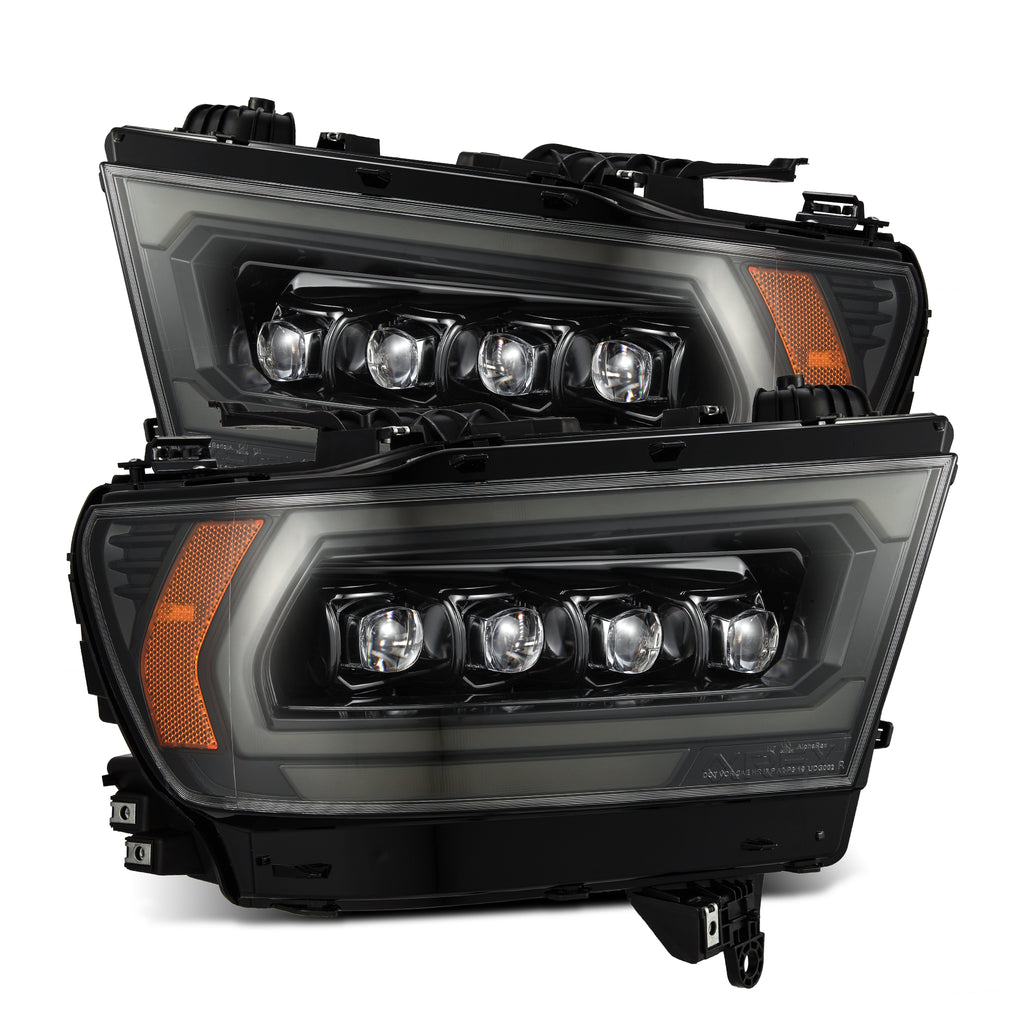 AlphaRex 880577 LED Projector Headlights in Alpha-Black for Select Ram