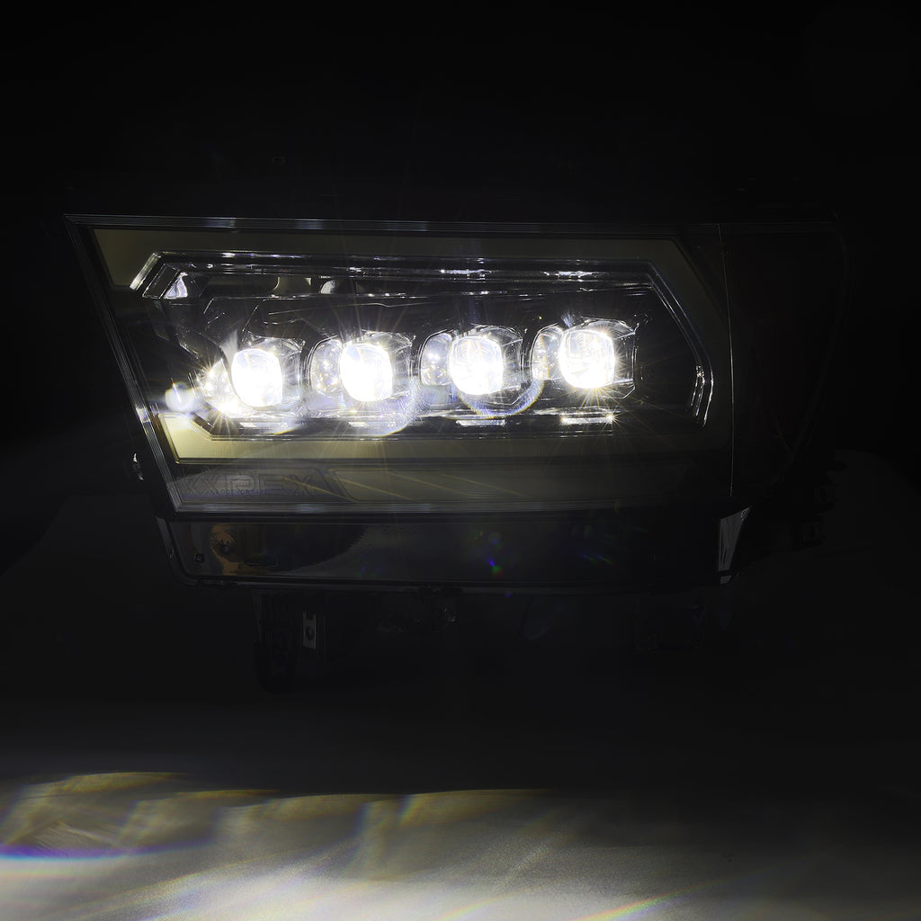 AlphaRex 880577 LED Projector Headlights in Alpha-Black for Select Ram