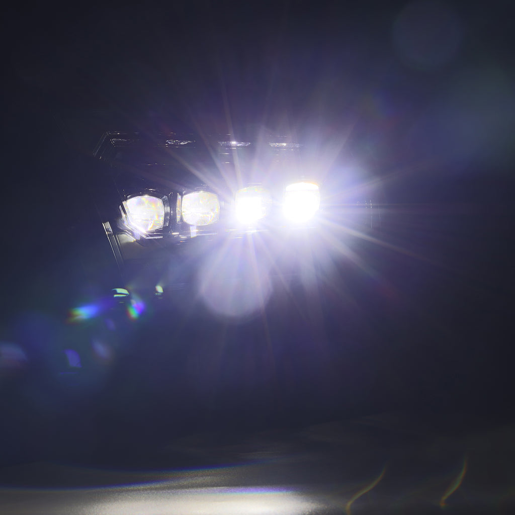 AlphaRex 880577 LED Projector Headlights in Alpha-Black for Select Ram