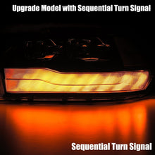 Load image into Gallery viewer, AlphaRex 880598 Projector Headlights Plank Style Design Chrome for Select Dodge Charger