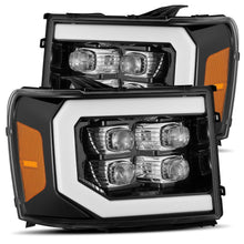 Load image into Gallery viewer, AlphaRex 880608 LED Projector Headlights Plank Style Design Chrome for Select GMC Sierra