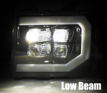 Load image into Gallery viewer, AlphaRex 880609 LED Projector Headlights Plank Style Design Gloss Black for Select GMC Sierra