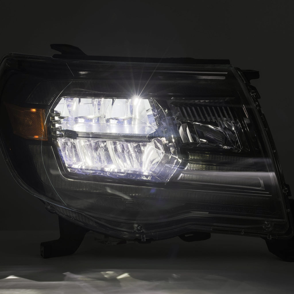 AlphaRex 880734 Projector Headlights Chrome for Select Toyota Tacoma