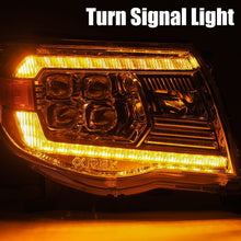 Load image into Gallery viewer, AlphaRex 880742 LED Projector Headlights in Black for Select Toyota Tacoma