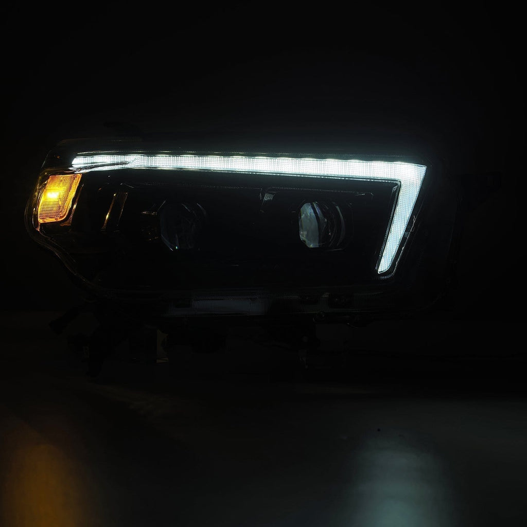 AlphaRex 880754 Projector Headlights Alpha-Black for Select Toyota 4Runner