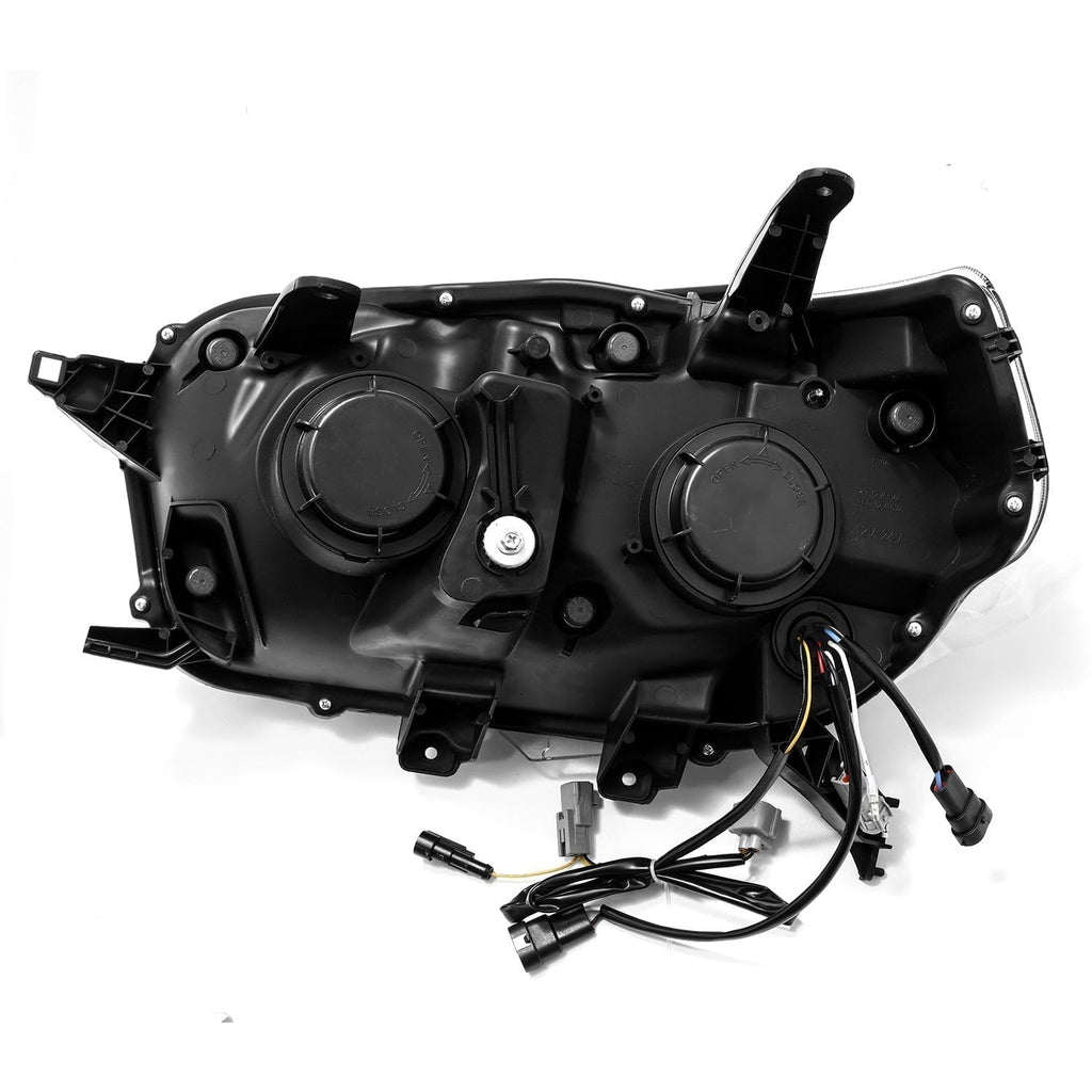 AlphaRex 880756 Projector Headlights Alpha-Black for Select Toyota 4Runner