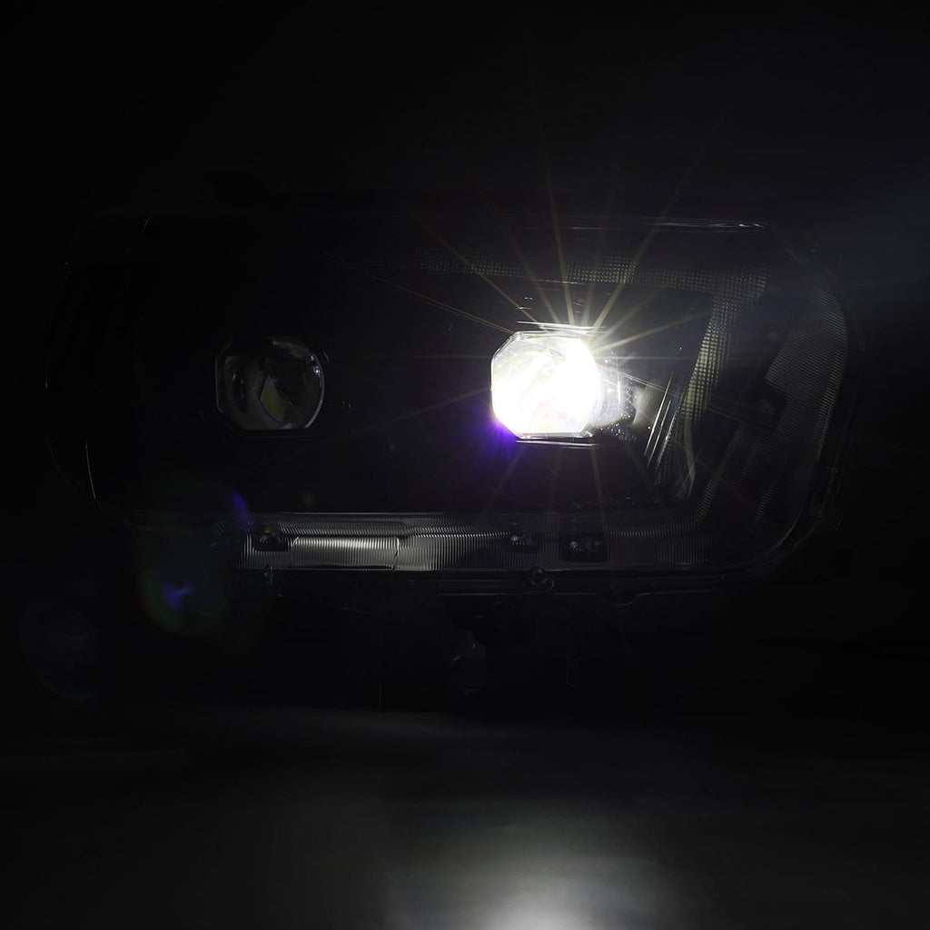 AlphaRex 880756 Projector Headlights Alpha-Black for Select Toyota 4Runner