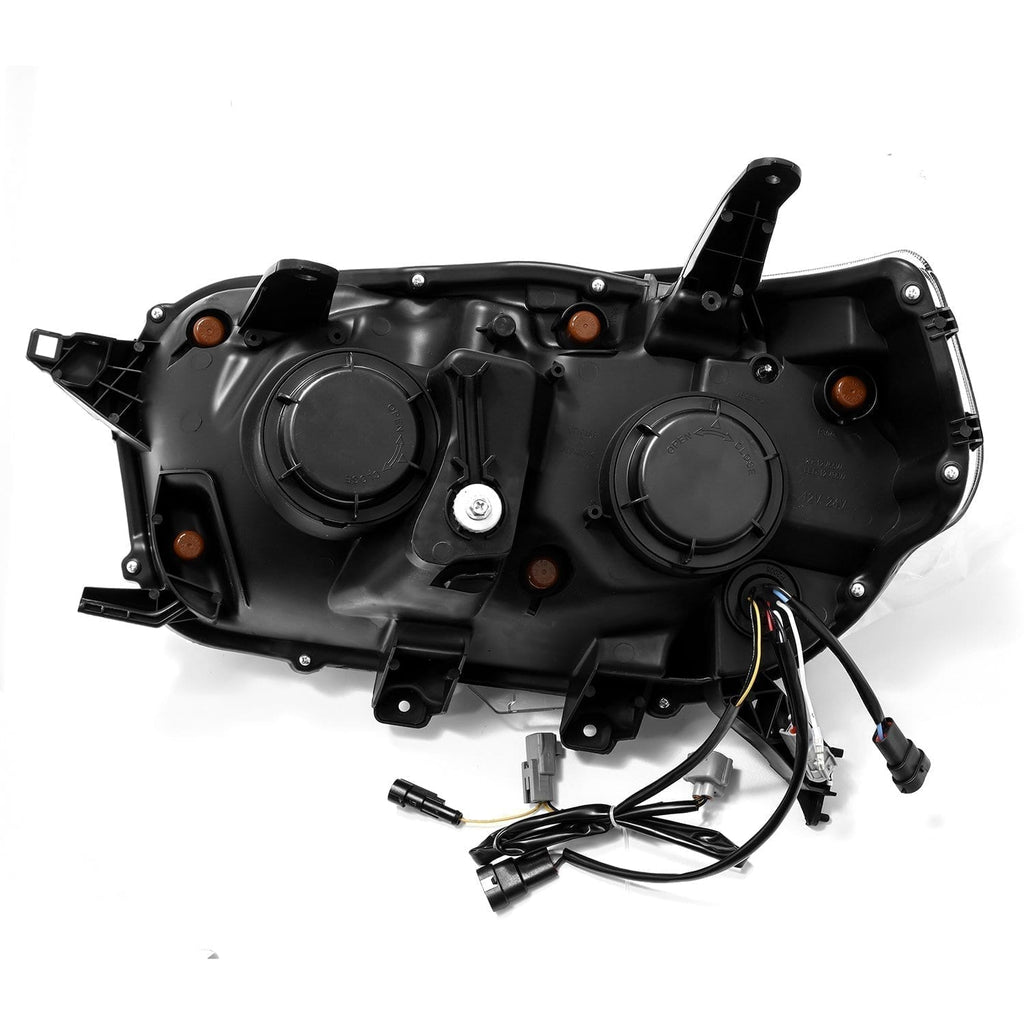 AlphaRex 880758 LED Projector Headlights in Alpha-Black for Select Toyota 4Runner