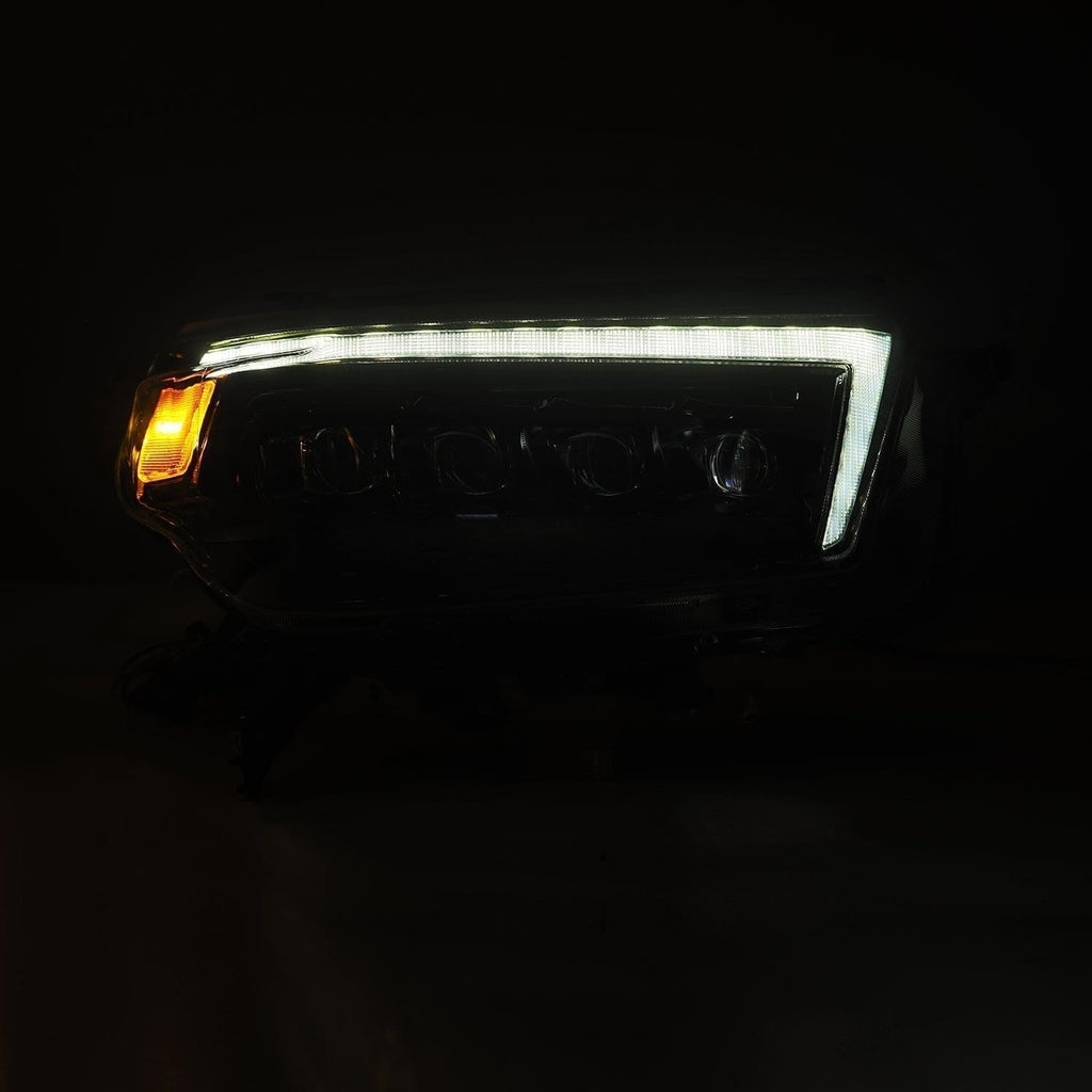 AlphaRex 880758 LED Projector Headlights in Alpha-Black for Select Toyota 4Runner