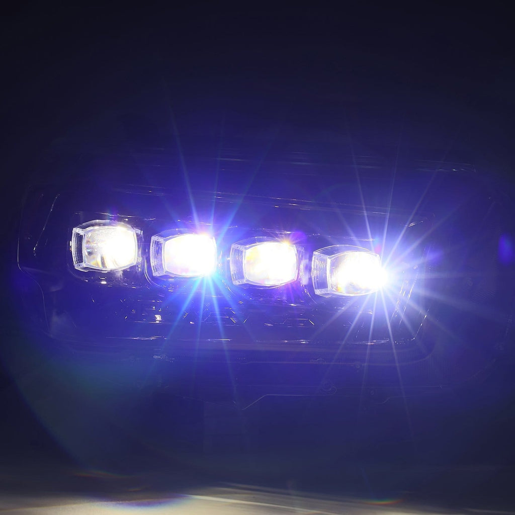 AlphaRex 880758 LED Projector Headlights in Alpha-Black for Select Toyota 4Runner