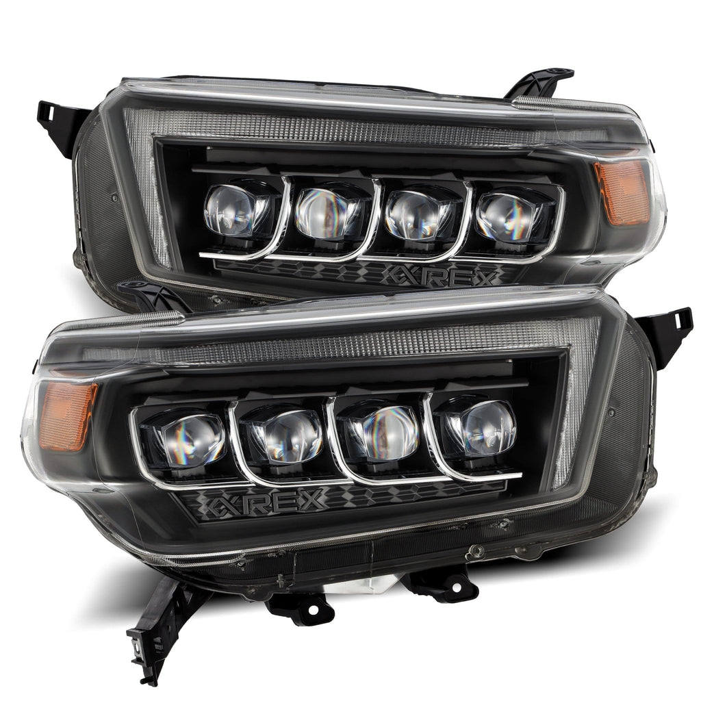 AlphaRex 880759 LED Projector Headlights in Black for Select Toyota 4Runner