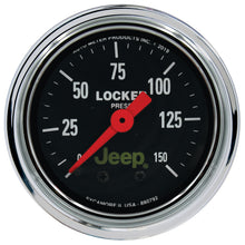 Load image into Gallery viewer, AutoMeter 880792 GAUGE, AIR LOCKER PRESS, 2 1/16", 150PSI, MECHANICAL, JEEP