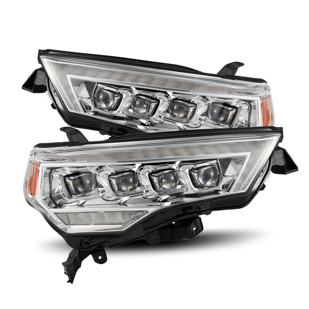 AlphaRex 880809 Projector Headlights Chrome for Select Toyota 4Runner