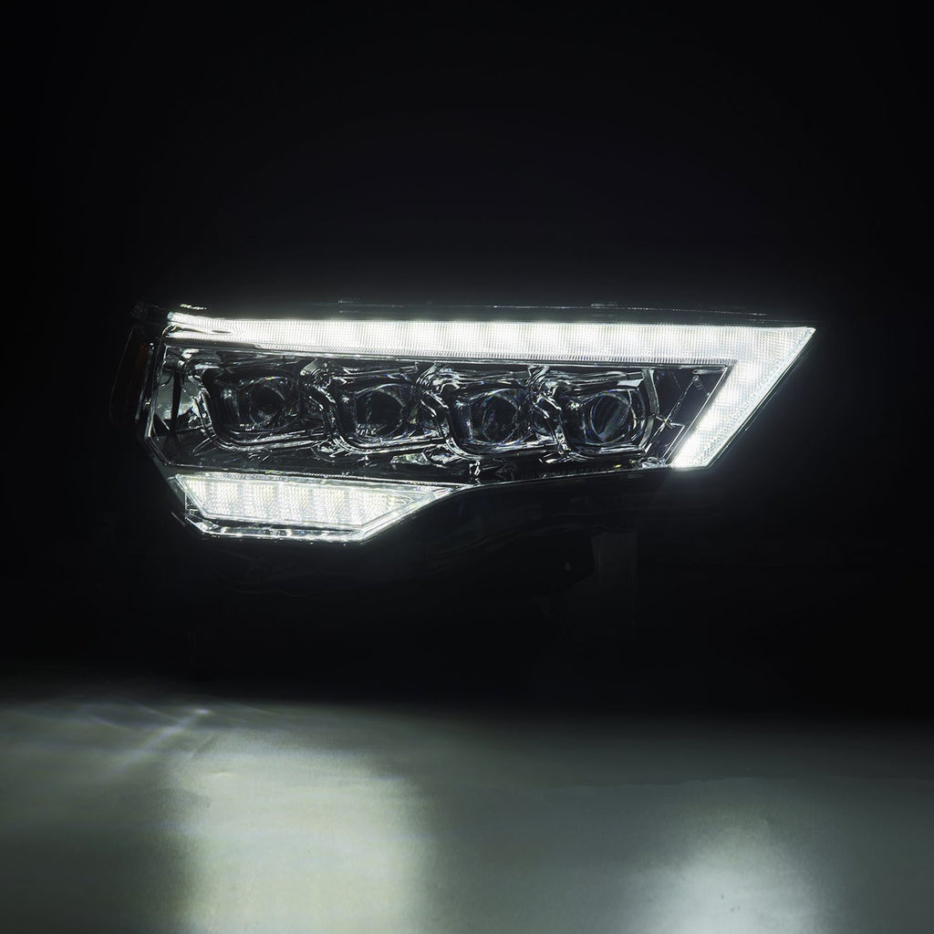AlphaRex 880809 Projector Headlights Chrome for Select Toyota 4Runner