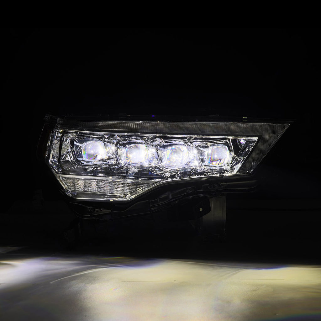 AlphaRex 880809 Projector Headlights Chrome for Select Toyota 4Runner