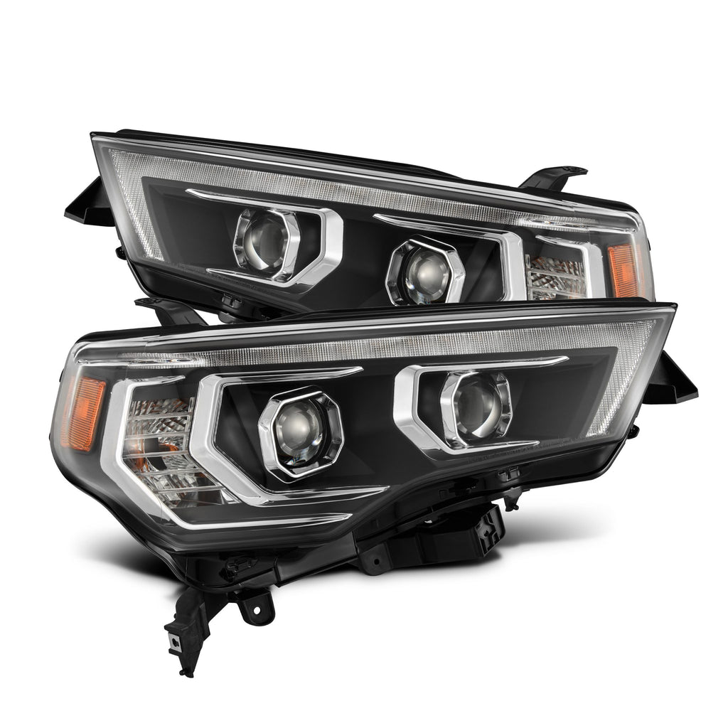 AlphaRex 880811 Projector Headlights Black for Select Toyota 4Runner