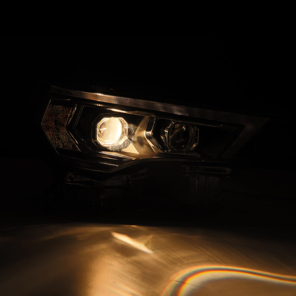 AlphaRex 880814 Projector Headlights Black for Select Toyota 4Runner