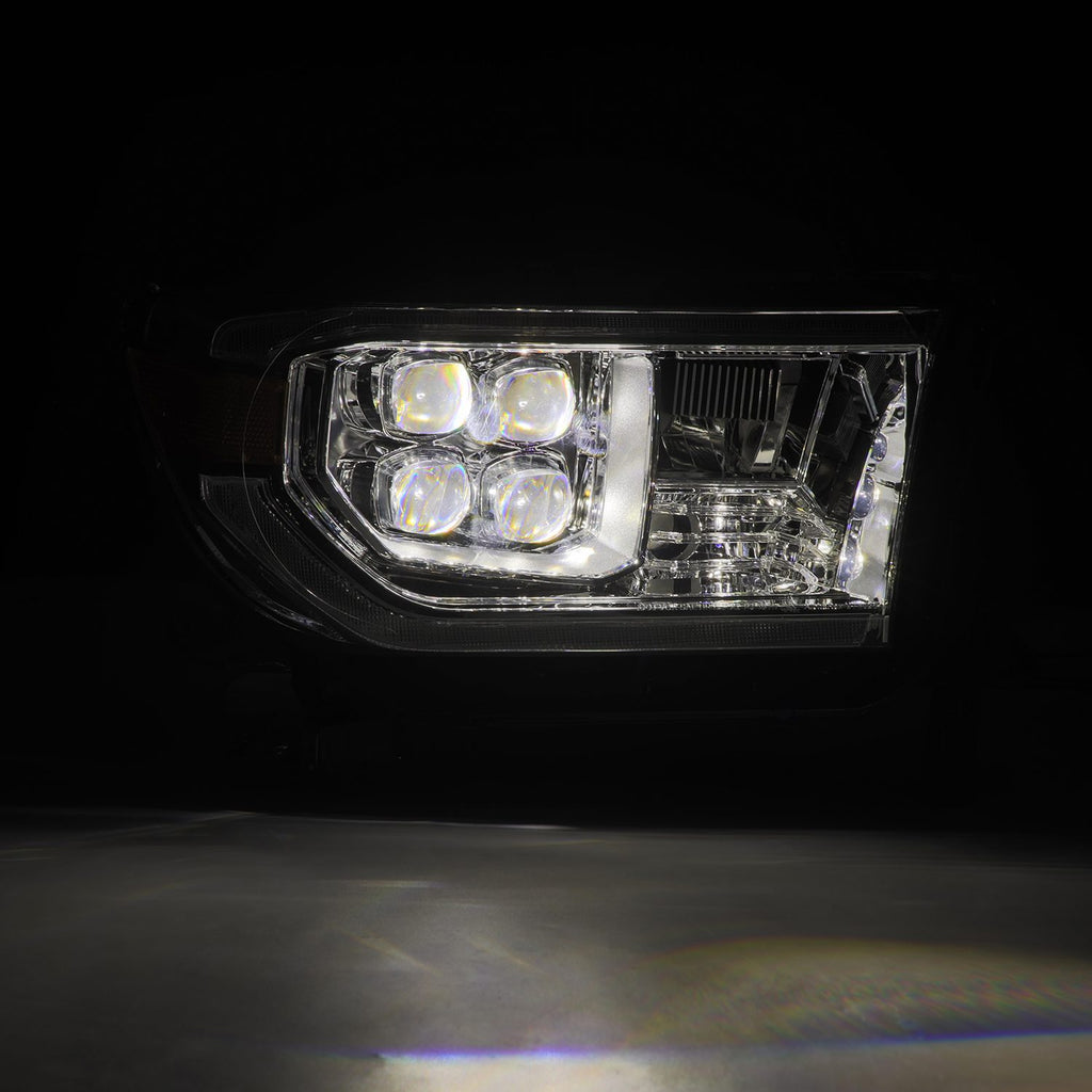AlphaRex 880819 Projector Headlights Chrome for Select Toyota Sequoia, Toyota Tundra