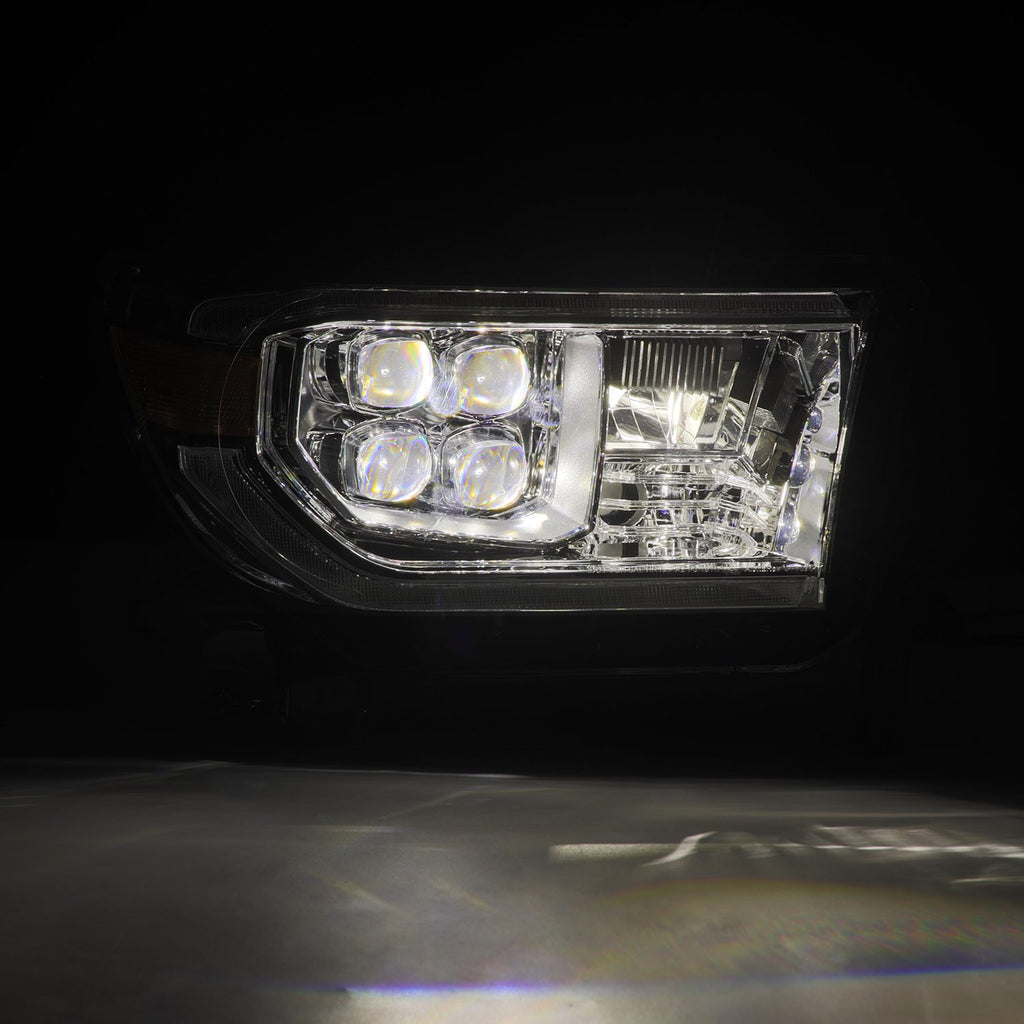 AlphaRex 880819 Projector Headlights Chrome for Select Toyota Sequoia, Toyota Tundra